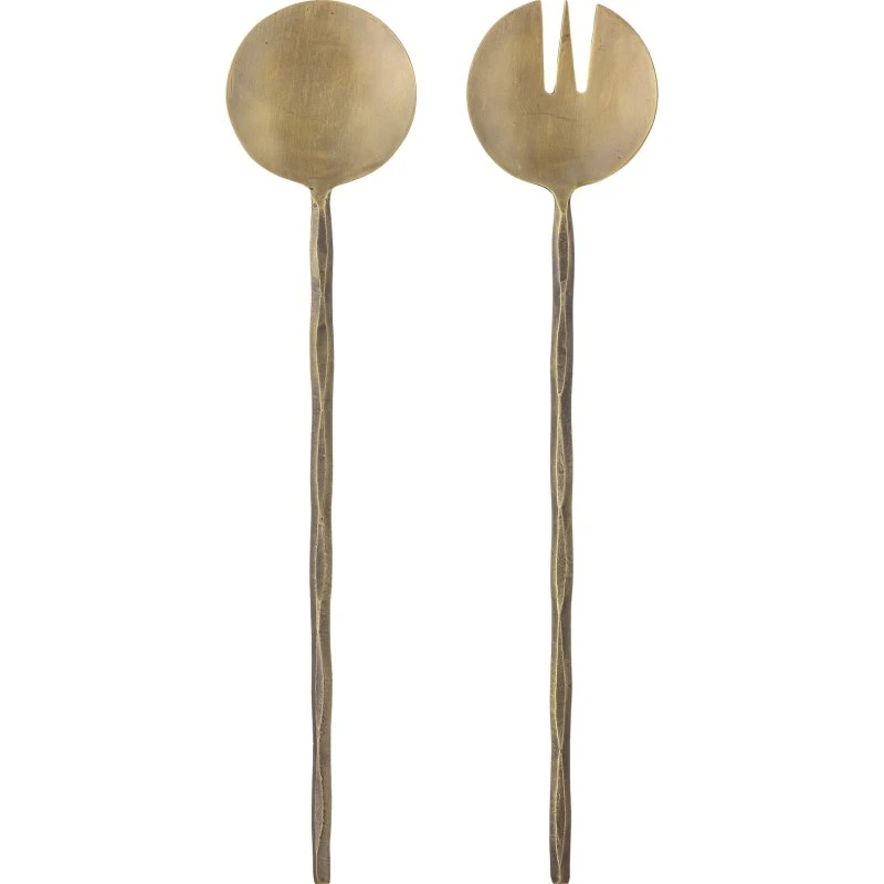 Bloomingville Gaith salatbestik i messing, sæt 2 dele