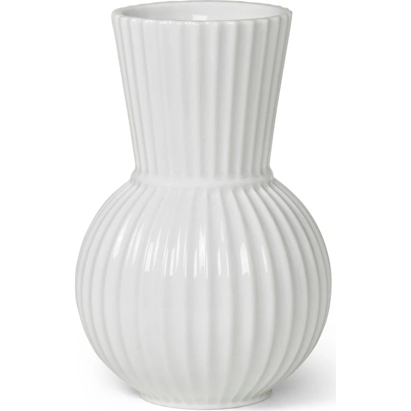 Lyngby Tura vase 18 cm - hvid