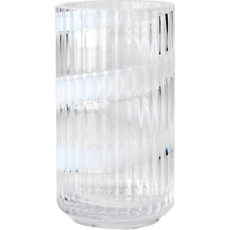 Lyngby Porcelæn Swirl vase 15,5 cm – hvid