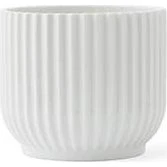 Lyngby Porcelæn urtepotteskjuler lille hvid Ø11,5 cm