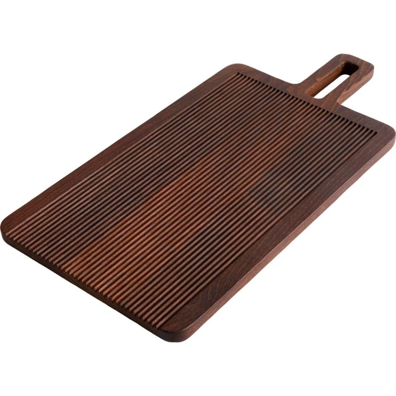 Muubs Yami skærebræt 44x22 cm - brun, karboniseret ask