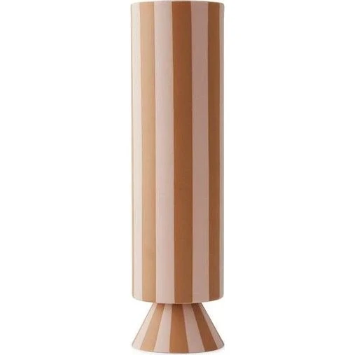 OYOY Toppu Høj Vase 31 cm – Caramel
