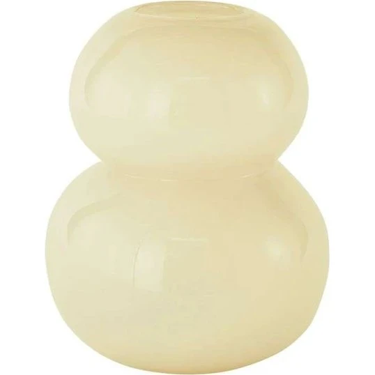 OYOY Lasi Vase 30 cm – Vanilla
