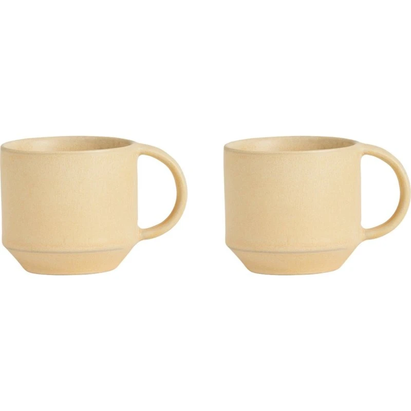 OYOY Yuka espressokop 2-pak, Butter