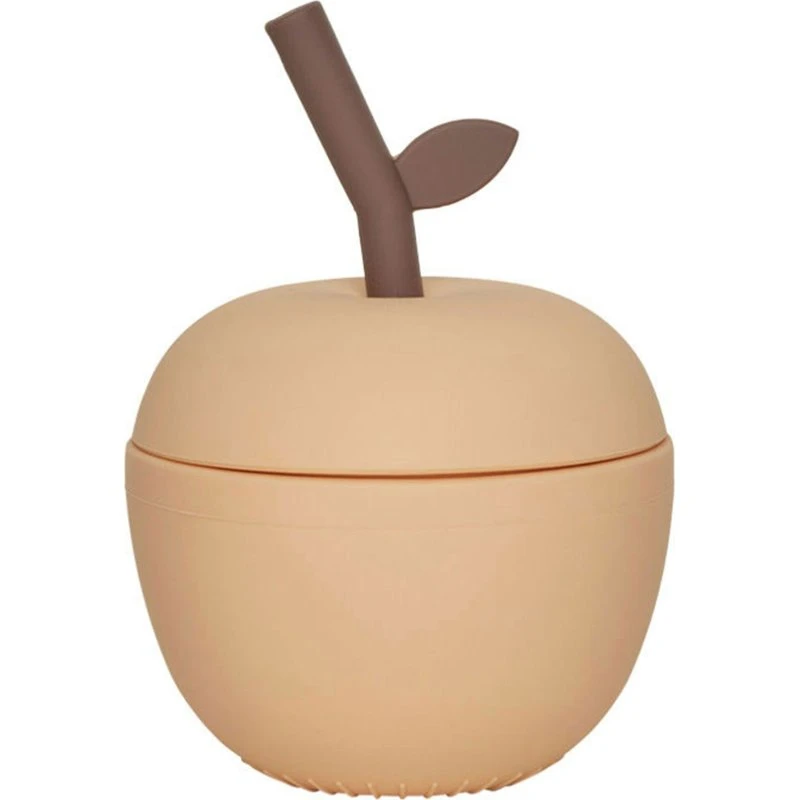 OYOY Mini Apple børnekrus - peach
