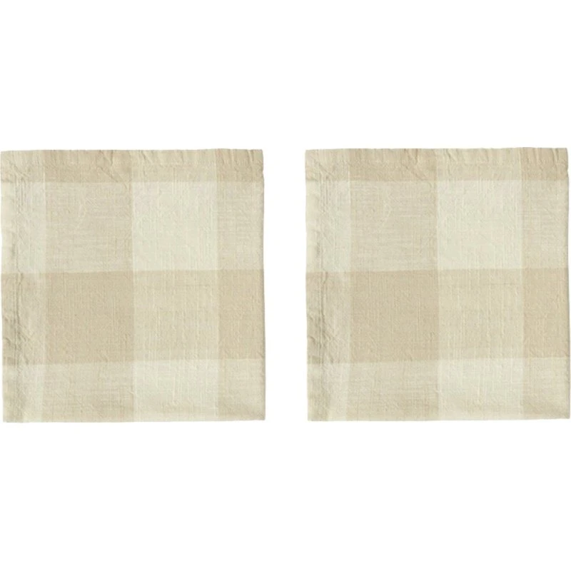 OYOY Skakserviet 2-pak 45x45 cm — Clay
