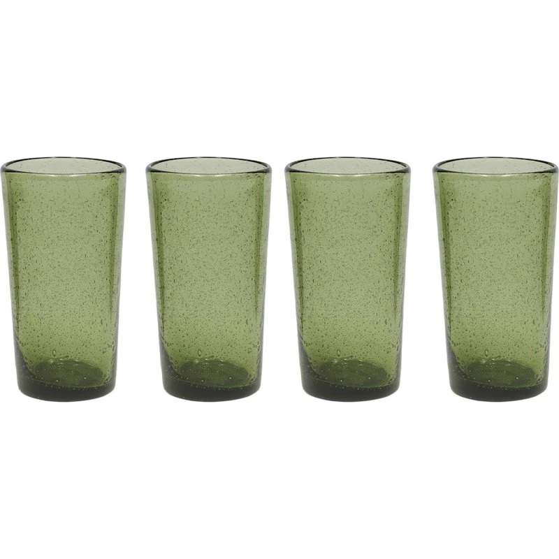 OYOY Kuki Highball glas 4-pak – grøn 33 cl