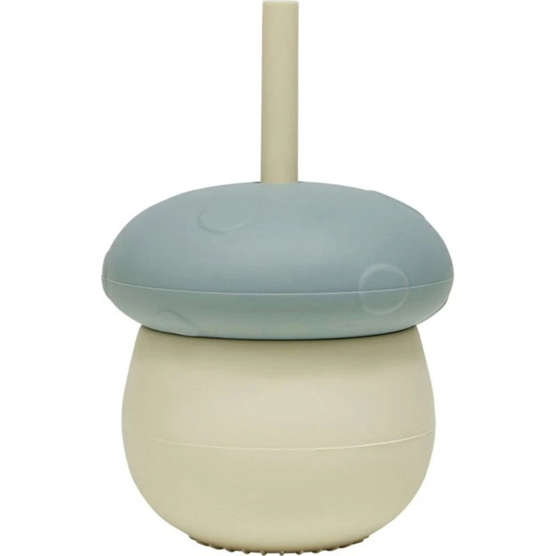 OYOY Mini Mushroom børnekrus - blå