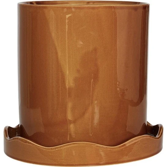 OYOY Nami plantekrukke medium Ø21,5 cm - Amber