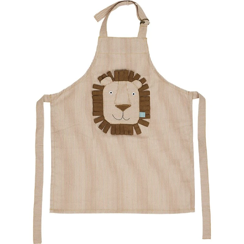 OYOY Mini Lion børneforklæde 44x56 cm – Caramel