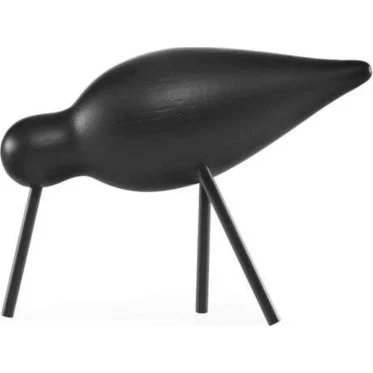 Normann Copenhagen Shorebird skulptur Medium - sort