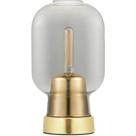 Normann Copenhagen Amp bordlamme røg/messing