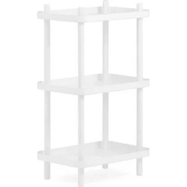 Normann Copenhagen Block Hylde - Hvid/Hvid