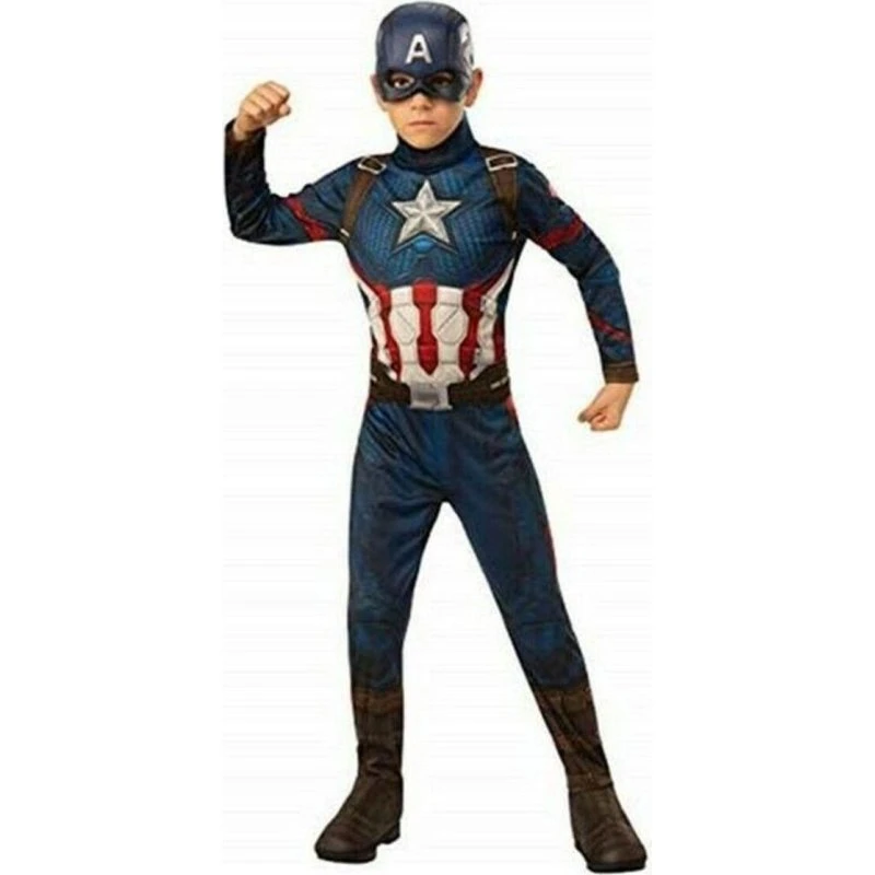 Børnekostume Captain America (8-10 år) - Rubies