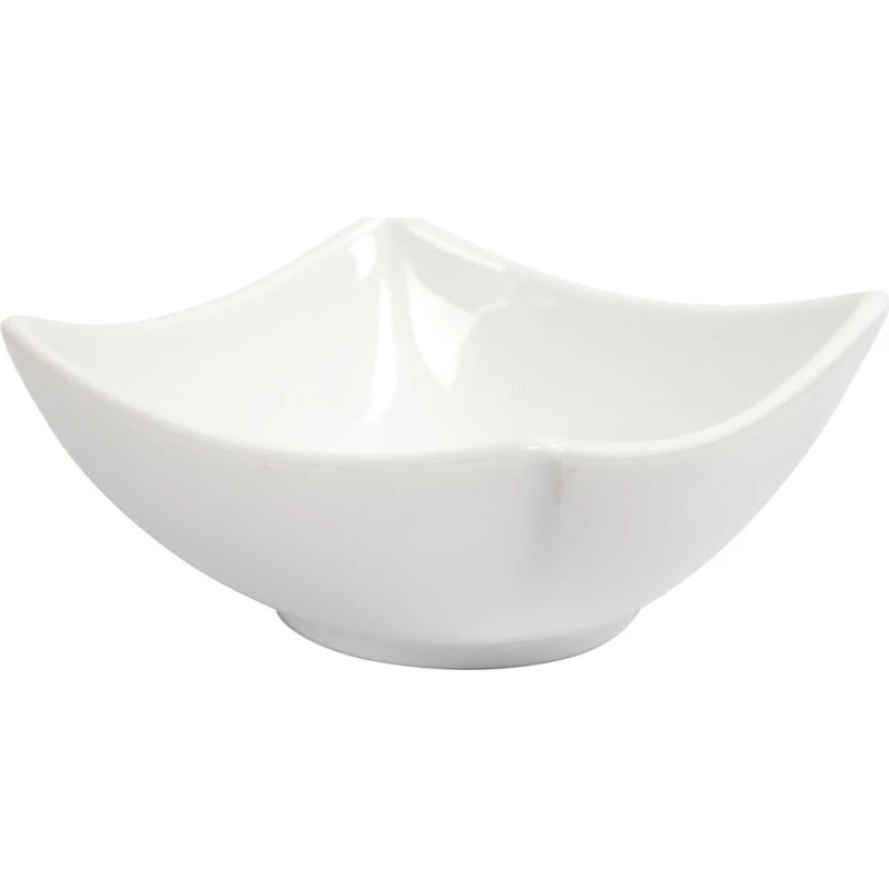 Skål i hvid glasering Ø10 cm H4,5 cm - 2 stk