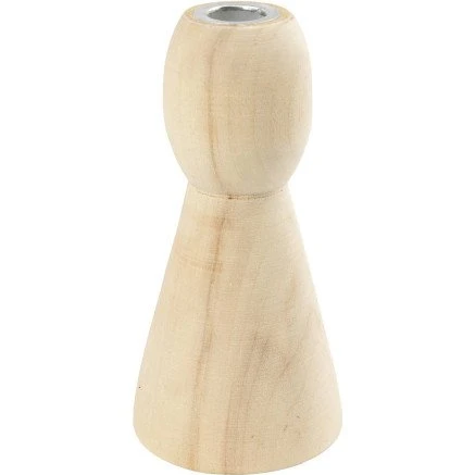 Keglestage i træ 9,5 cm – 1 stk.