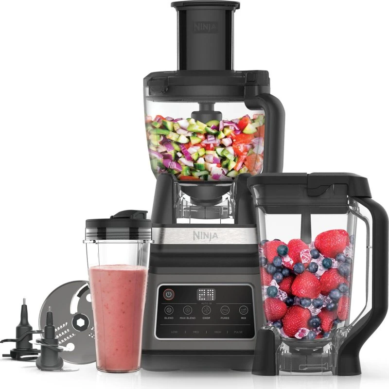 Ninja BN800EU 3-i-1 Blender & Foodprocessor 1200W