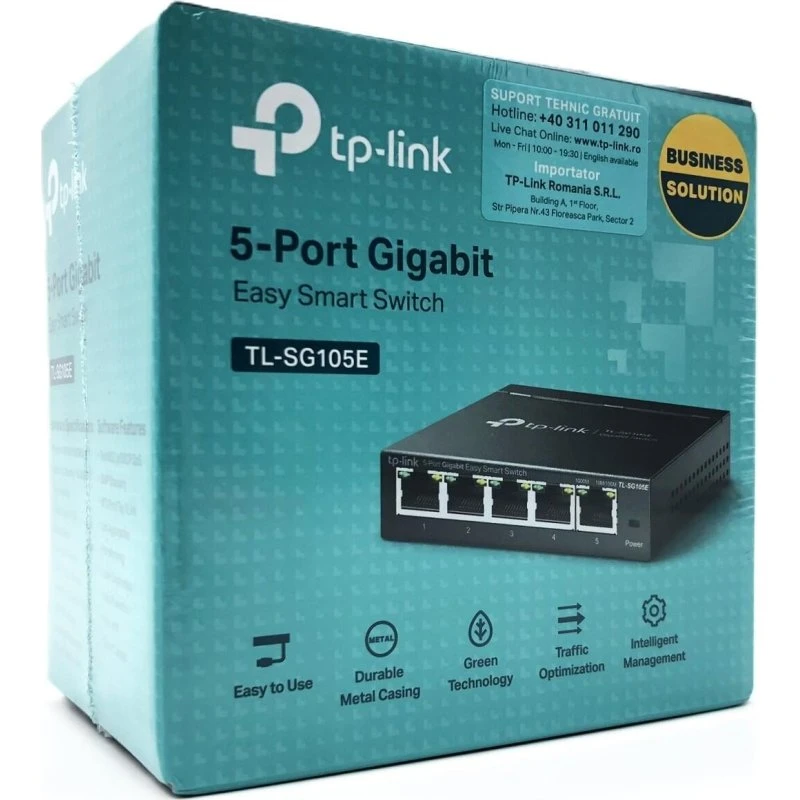 TP-Link TL-SG105E 5-port Gigabit Easy Smart Switch