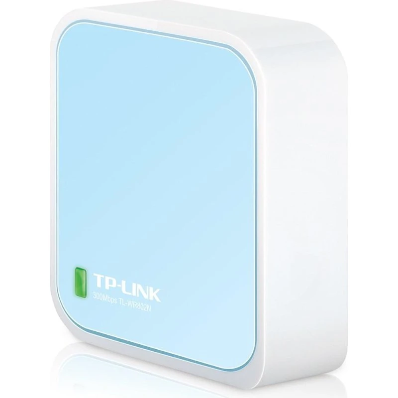TP-Link TL-WR802N Nano trådløs router 300 Mbps (2,4 GHz)