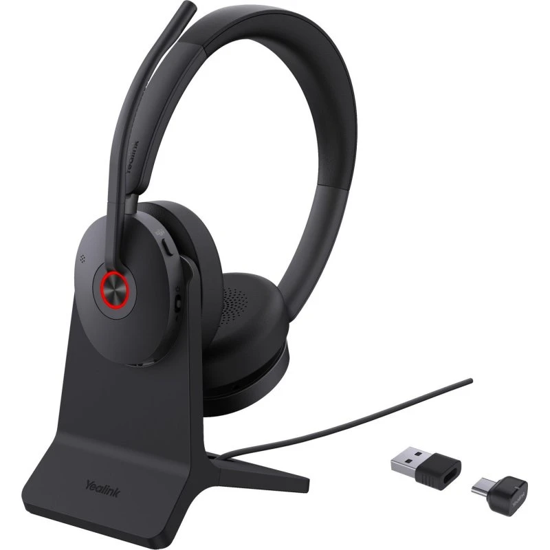 Yealink BH74 Trådløst On-Ear Headset – Sort (Teams-certificeret)