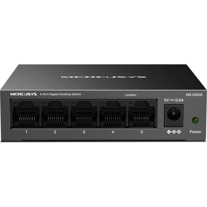 Mercusys MS105GS 5-port Gigabit Desktop Switch (sort)