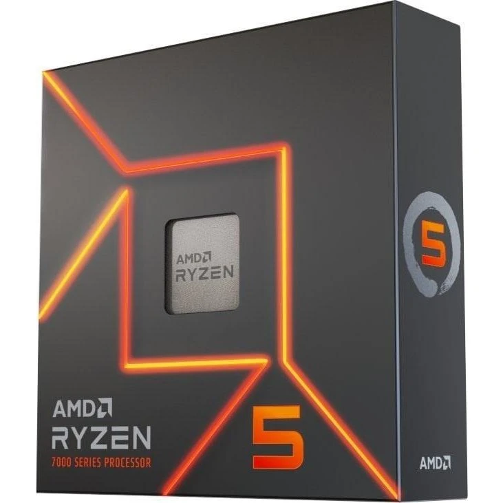 AMD Ryzen 5 7600X 6‑kerner (4,7/5,3 GHz) AM5