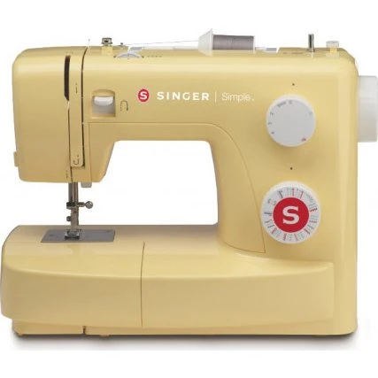 Singer Simple 3223Y symaskine – gul, 23 sømme