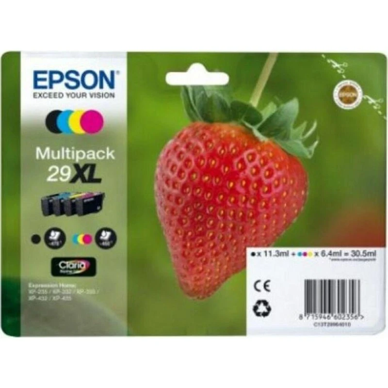 Epson 29XL Multipack - Sort/Cyan/Magenta/Gul (C13T29964012)