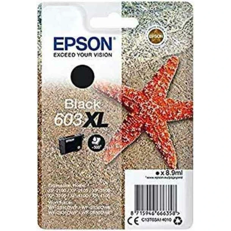 Epson 603XL Sort original blækpatron 8,9 ml (op til 500 s.)