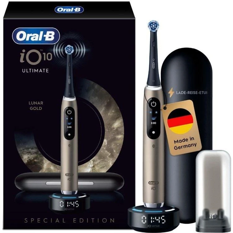 Oral-B iO10 Lunar Gold elektrisk tandbørste – Special Edition