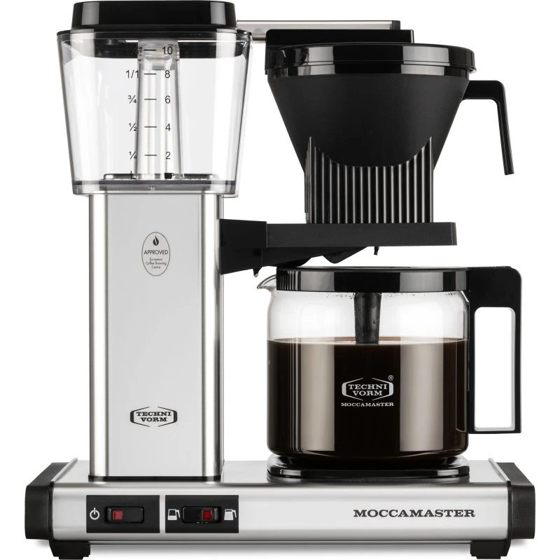 Moccamaster Optio kaffemaskine, sølv 1,25 L