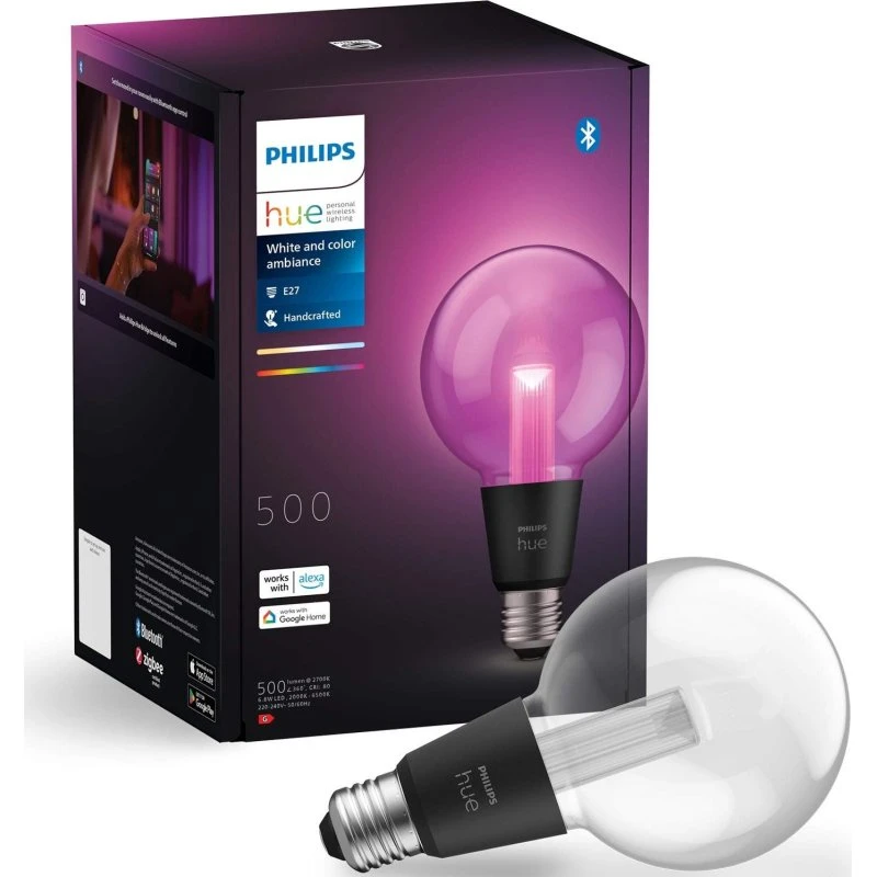 Philips Hue Lightguide G95 E27 – Hvid & farvestemning