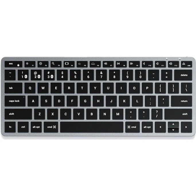 Satechi Slim X1 Trådløst Bluetooth-tastatur (Nordisk, Sort)
