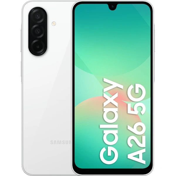 Samsung Galaxy A26 5G 128GB - Hvid