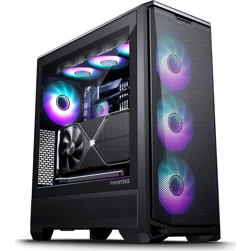 Phanteks Eclipse G400A ARGB Mid-Tower – Sort (4x140mm)