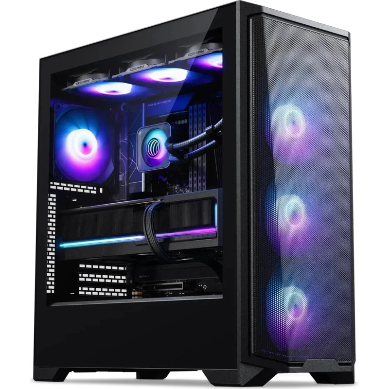 Phanteks Eclipse G370A Mid Tower – Sort, Tempered Glass