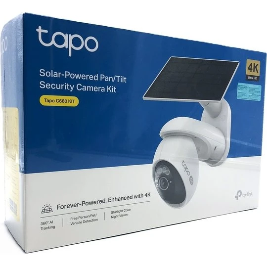 TP-Link Tapo C660 KIT 4K solcelledrevet udendørs kamera