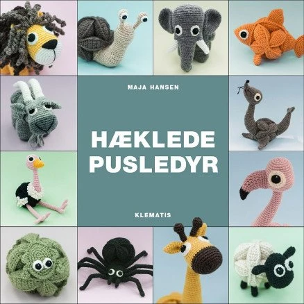 Hæklede pusledyr - Maja Hansen (bog)