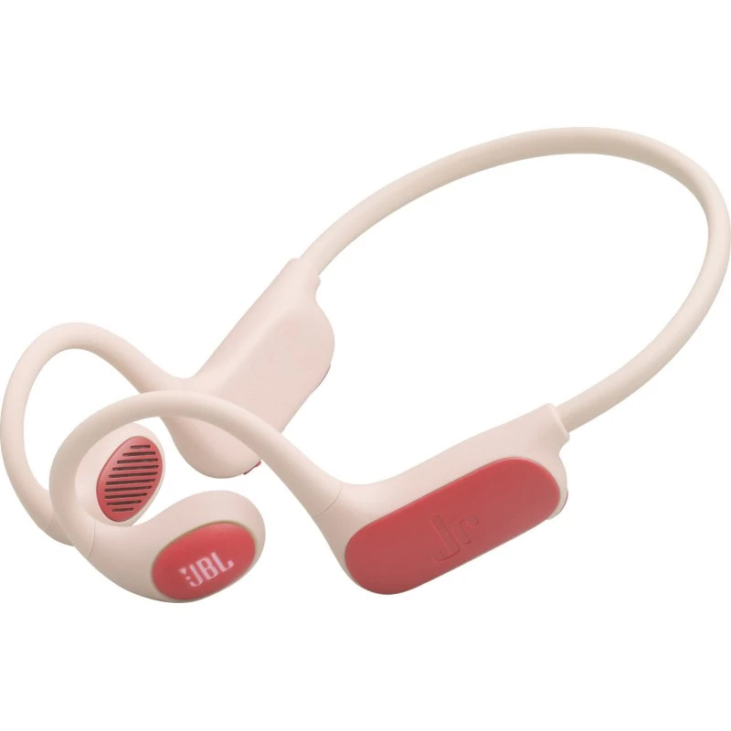JBL Junior Free nakkebøjle-hovedtelefoner, 85 dB, Fersken