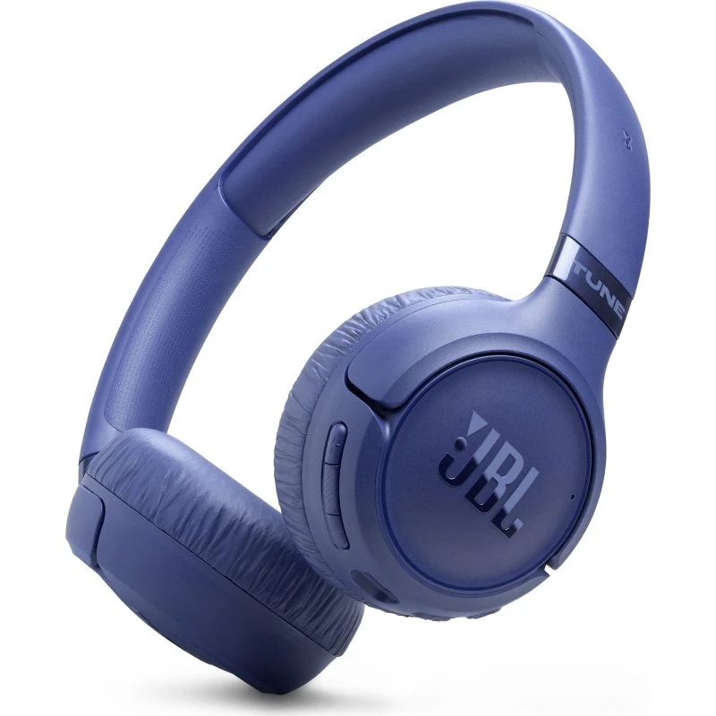 JBL Tune 680NC Trådløse On-Ear - Blå (ANC, 76 t)