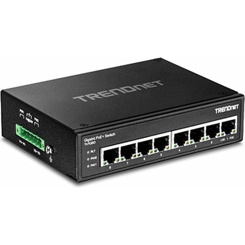 TRENDnet TI-PG80 8-port Hardened Gigabit PoE+ Switch