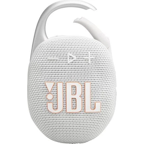 JBL Clip 5 Bluetooth-højttaler – Hvid