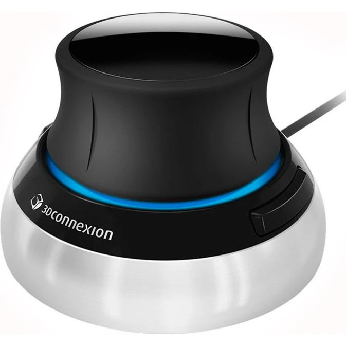 3Dconnexion SpaceMouse Compact – kablet 3D-mus, sort/sølv