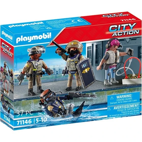 PLAYMOBIL City Action SWAT Tactical Unit 71146 – 37 dele