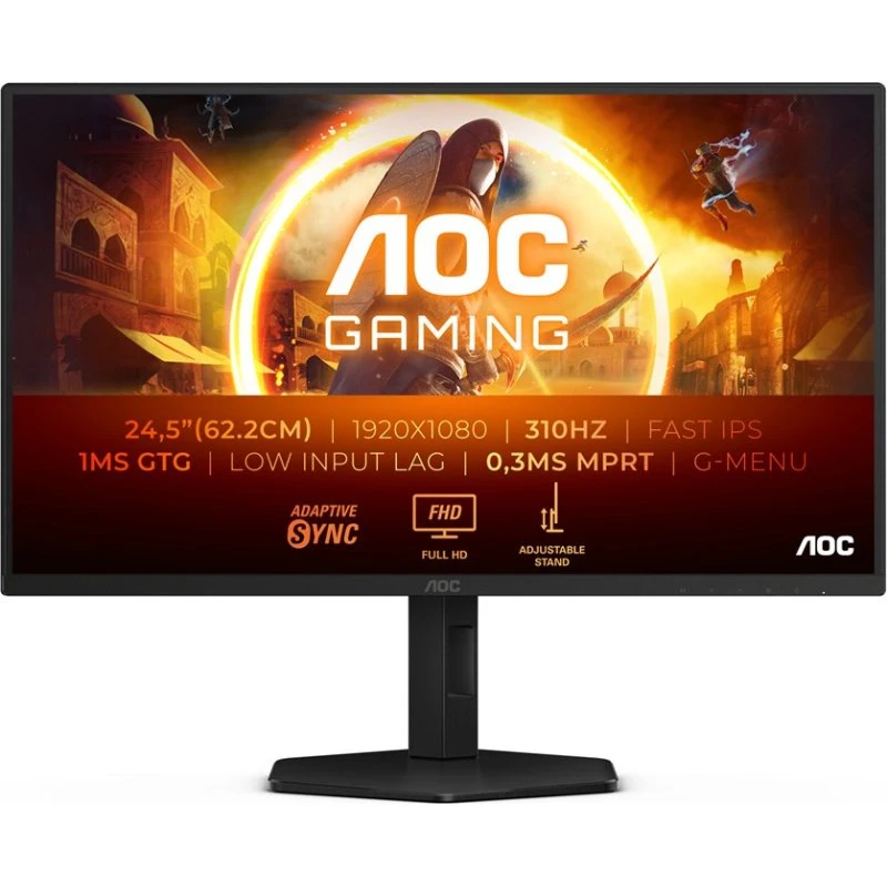 AOC 25G4SXU 24,5" 310Hz Fast IPS Gaming-skærm