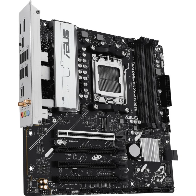 ASUS B850M MAX GAMING WIFI mATX (AM5, DDR5, Wi‑Fi 6)