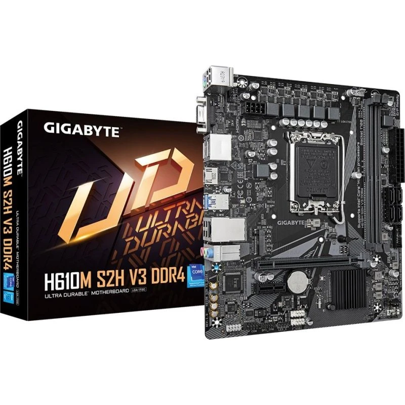 Gigabyte H610M S2H V3 DDR4 – Micro-ATX LGA1700 bundkort