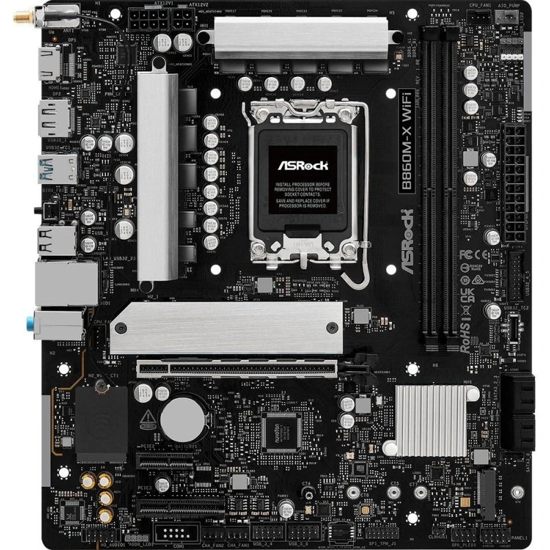 ASRock B860M‑X WiFi Micro‑ATX – Intel LGA1851, B860