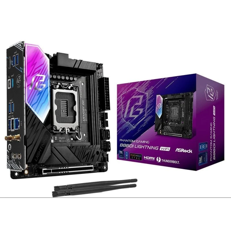 ASRock B860I Lightning WiFi Mini‑ITX – LGA1851, DDR5