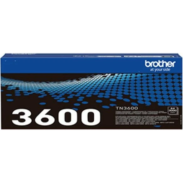 Brother TN3600 Toner - Sort, original (3.000 sider)